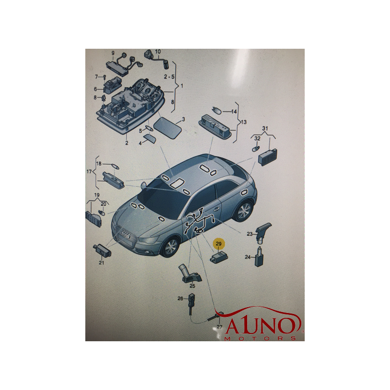 luz led Audi A1