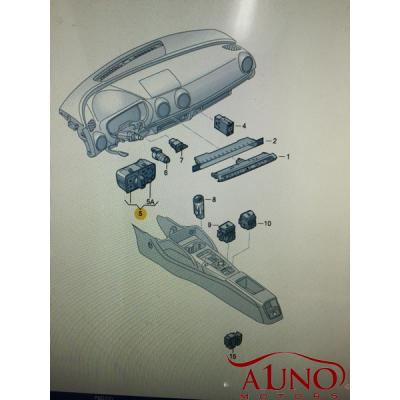 switch de luces Audi A3 2