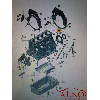 reten de cigüeñal Audi A3 1