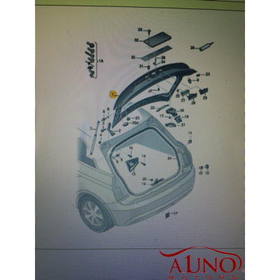 puerta,tapa trasera Audi A1