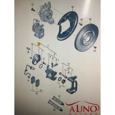 Caliper Frenos Audi A8 3