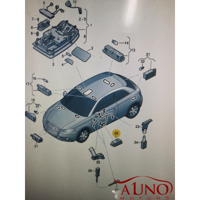 luz led Audi A1